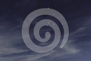 Norma star constellation, Night sky, Cluster of stars, Deep space, Carpenter`s SquareÃÂ constellation